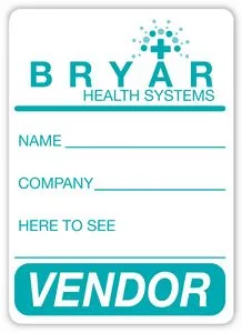 24 Hour FasTurnÂ® 1 Color Rectangle Label Roll (3/4" x 1")