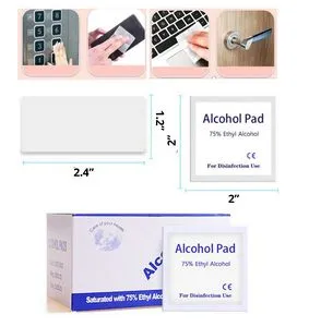 Alcohol Pads 70%-75% Isopropyl Disinfectant Wipes For Surfaces