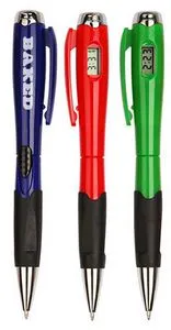 Ballpoint Pen with Led Light and Electronic Watch