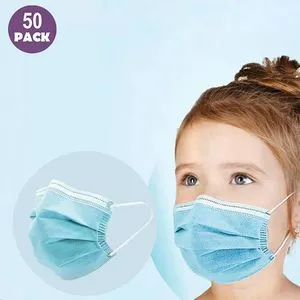 Disposable 3-Ply Protective Kids Face Mask with Earloops