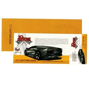 Flyer w/ Perforated Card (3.5"x11")