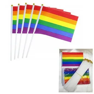 Gay Pride Mini Flag
