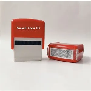 Identity Theft Security Stamp Block Out Your Confidential