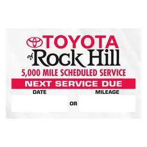 Individual Clear Static Cling Decals for Car Windshield (1 1/2"x2 1/4")