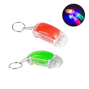 LED Car Toy Light-Up Keychain Bag Pendant