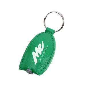 LED Light PU Leather Key Tag/Yellow Light