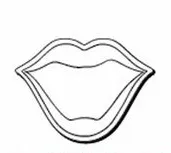 Mouth NoteKeeperâ¢ Magnet - 20 Mil (2 5/16"x3")