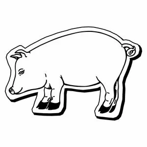 Pig NoteKeeperâ¢ Magnet - 20 Mil (2"x3")