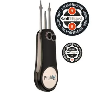 PitchfixÂ® Fusion 2.5 Golf Divot Tool Custom Ball Marker