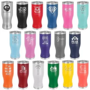 Polar Camel 20oz Pilsner Stainless Steel Tumbler Laser Engraved