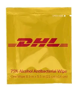 Promotional Alcohol Wipe 75 % Alcohol Formula