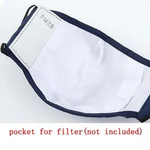 Reusable Cotton Face Mask With A Pocket For Filter