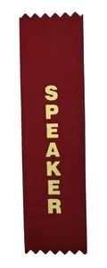 Stock Pinked End Ribbon (1 5/8"x6") - Speaker