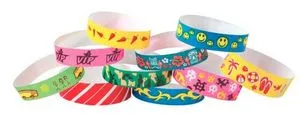 Stock Preprinted TyvekÂ® Event Wristband (Sea Life)