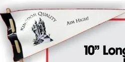 Vinyl Pennant (10"x4.5")
