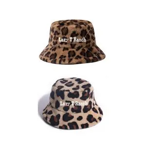 Winter Leopard Bucket Hat