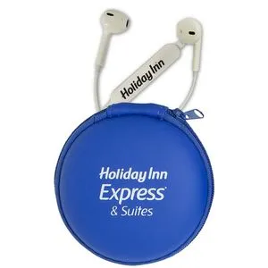 Wireless Bluetooth Earphone In Zippered Case