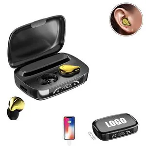 Wireless Ear Buds With 2000 mAh Power Bank